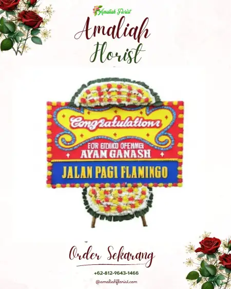 Sewa Papan Bunga Selotapak